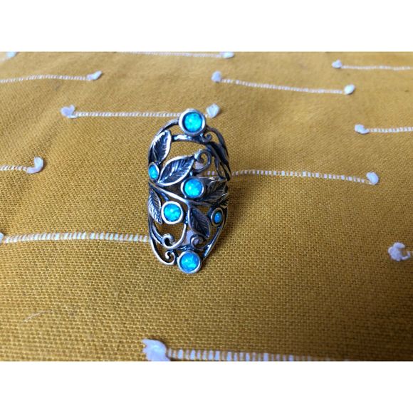 SHABLOOL DIDAE ISRAEL STERLING SILVER BLUE FIRE